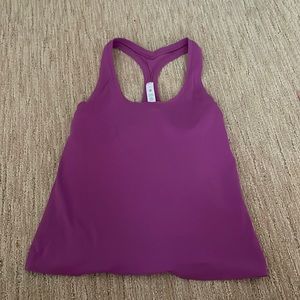 worn once lulu cropped tank